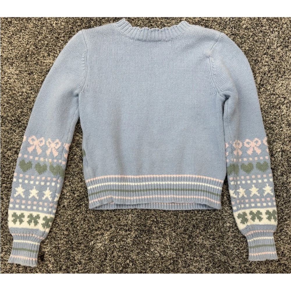 Love Shack Fancy XS Cropped Style Knit Sweater - Picture 4 of 5